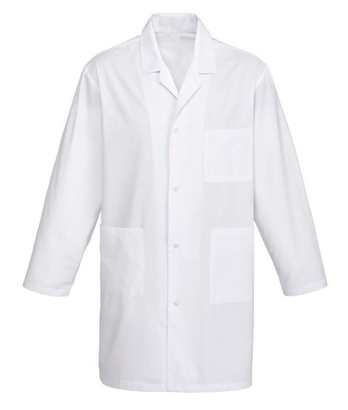 biz-collection-classic-unisex-lab-coat-H132ML-white