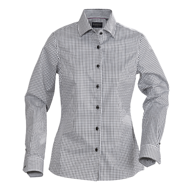 Tribeca Ladies Long Sleeve Shirt-JAMES-HARVEST