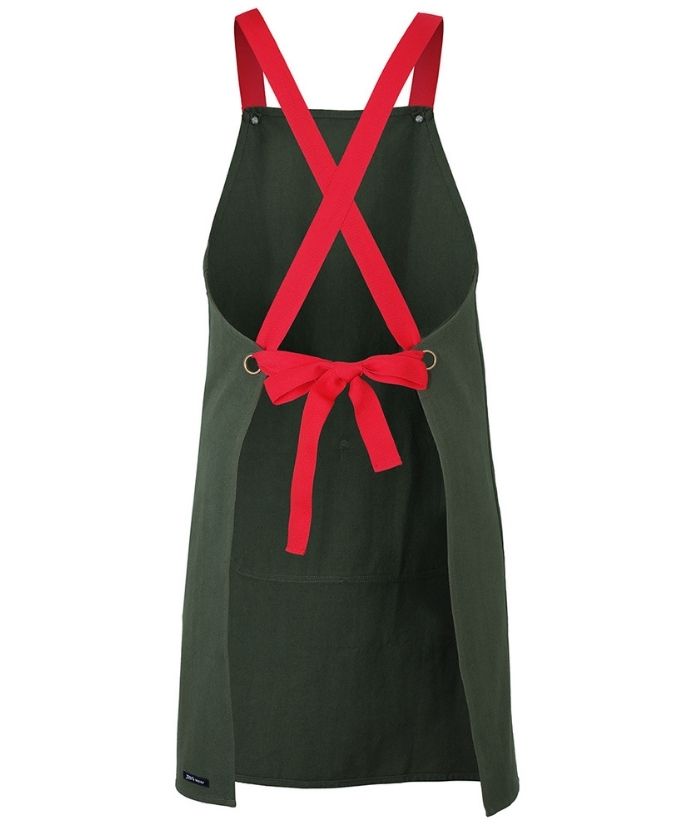 Canvas Cross Back Apron, 85cm L x 78cm W - without straps