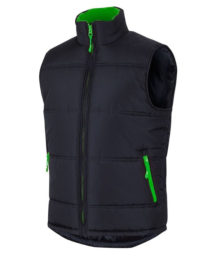 Contrast Puffer Vest