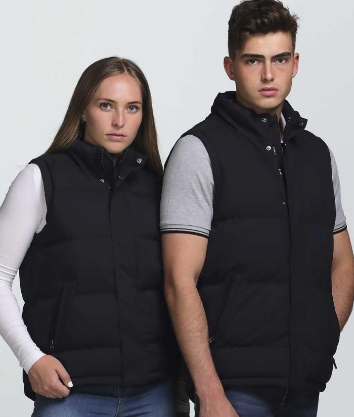 Junction Unisex Puffer Vest BrandwearNZ Wholesale B2B Supplier