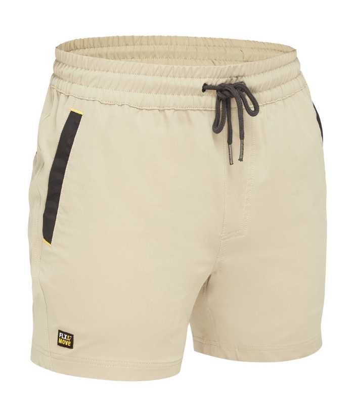 Flex &amp; Move 4-Way Stretch, Elastic Waist Short