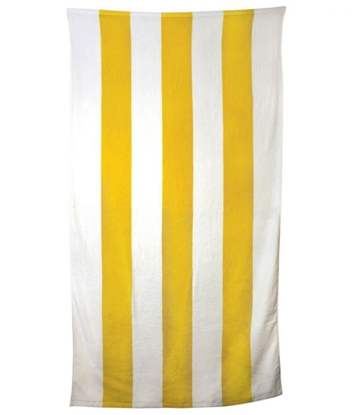 Striped Terry Velour Towel