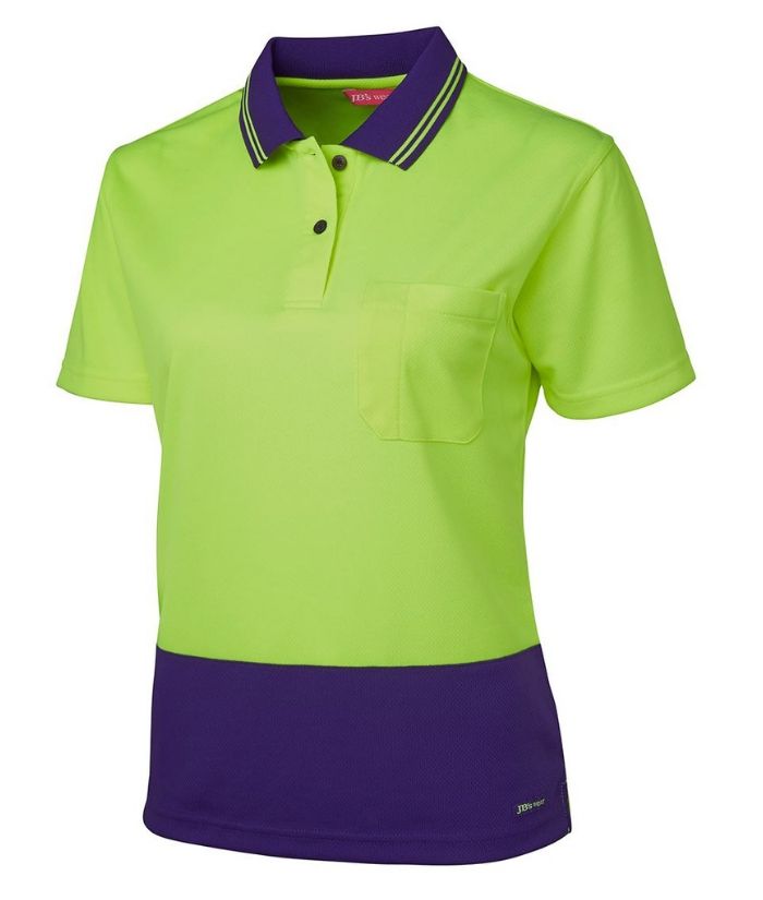 Ladies Hi Vis S/S Comfort Polo