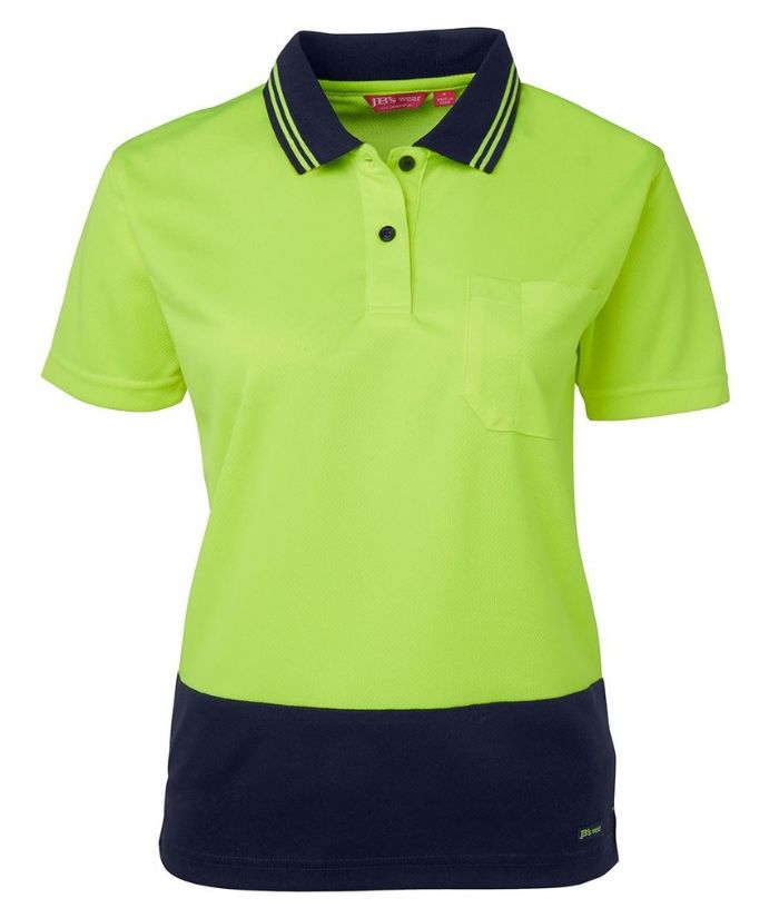 Ladies Hi Vis S/S Comfort Polo