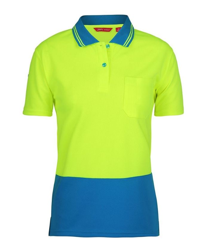 Ladies Hi Vis S/S Comfort Polo