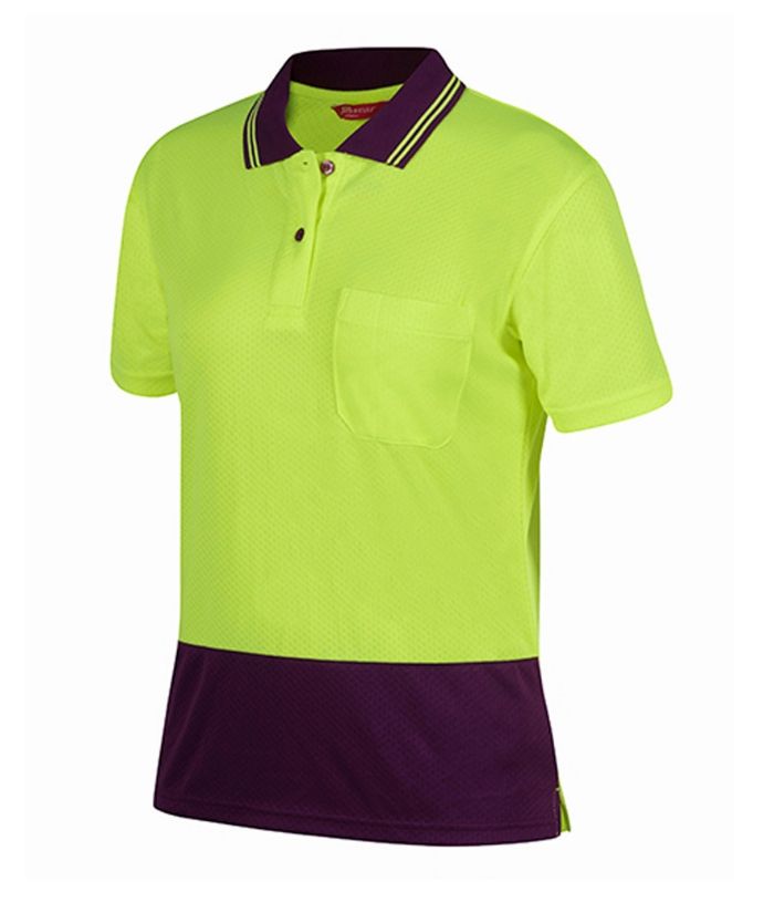 Ladies Hi Vis S/S Comfort Polo