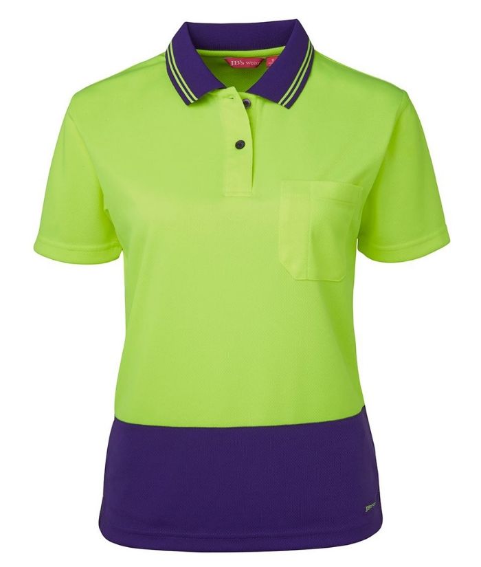 Ladies Hi Vis S/S Comfort Polo