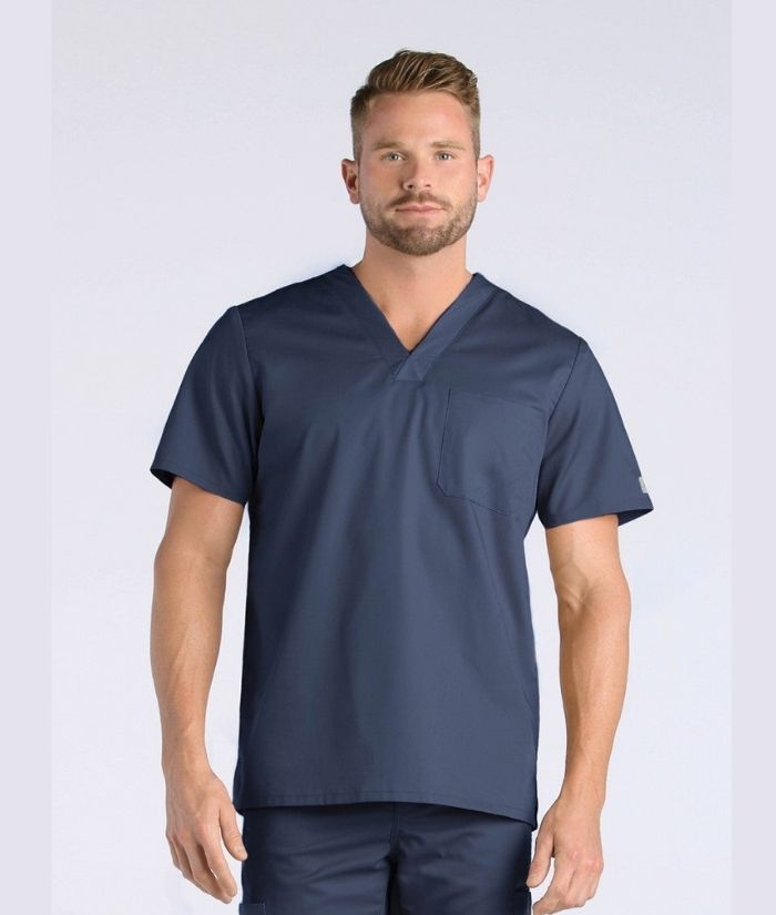 EON Mens One Chest Pocket V-Neck Top