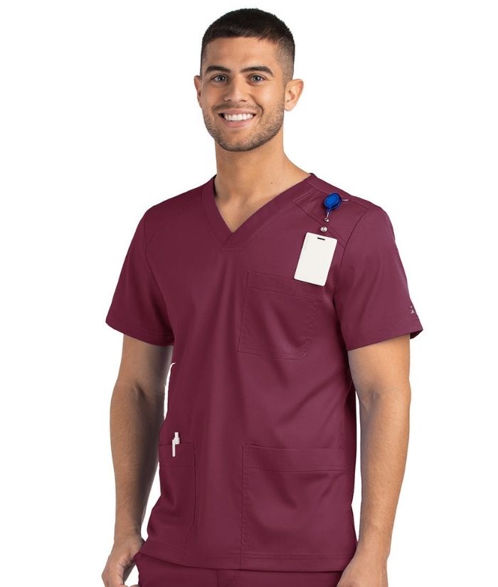 Matrix Mens 3 Pocket V-Neck Top