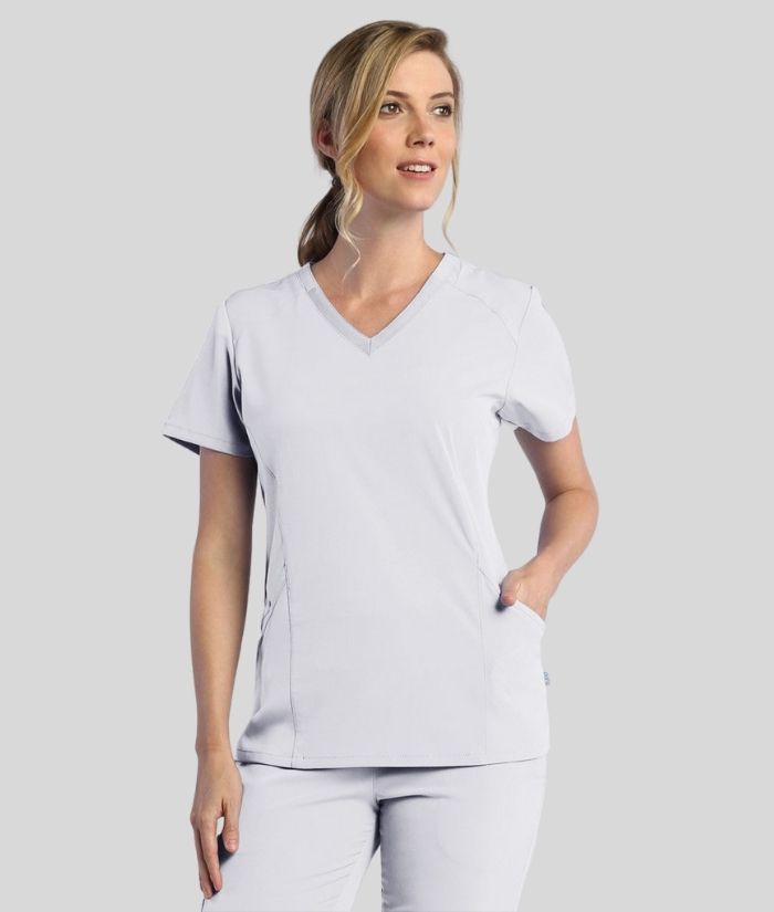 maevn-pure-1902-white-soft-feel-fabric-womens-ladies-scrub-top