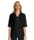 maevn-smart-womens-short-sleeve-lab-jacket-8802-white-black