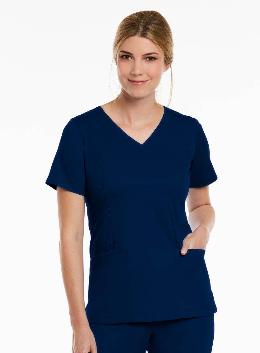 Matrix Double V-Neck Top