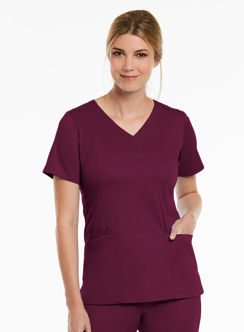 Matrix Double V-Neck Top