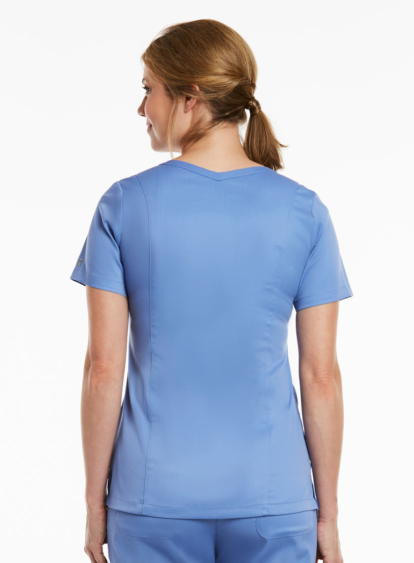 Matrix Double V-Neck Top