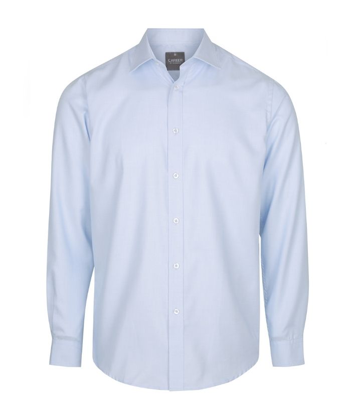 Landsdowne Micro Step Mens Long Sleeve Shirt