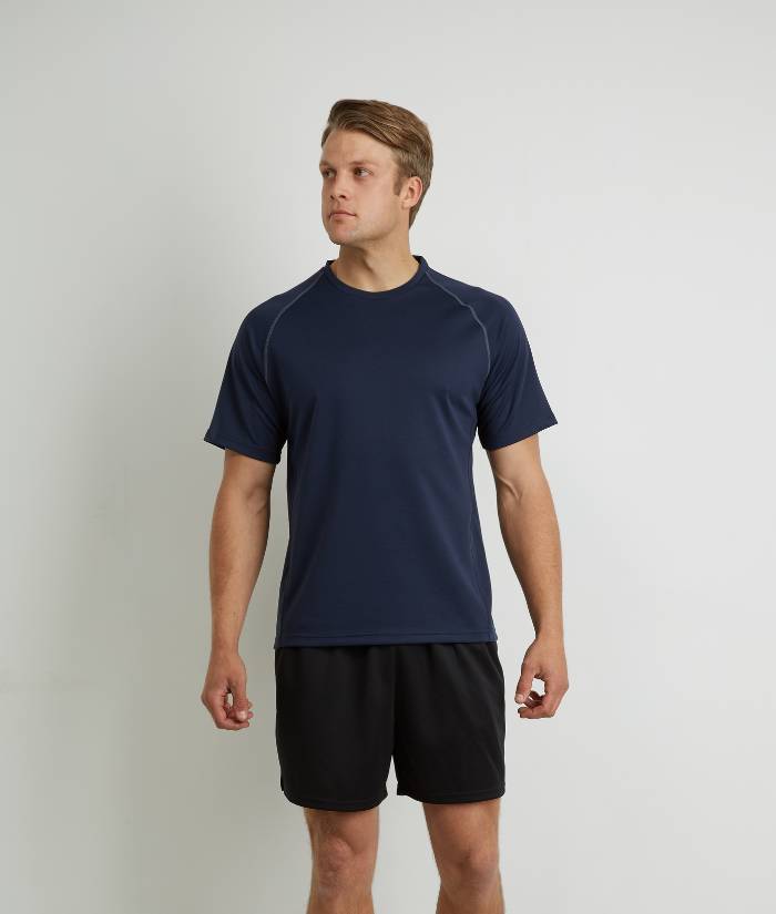 cloke-XTT-performance-short-sleeve-polyester-tee-t-shirt-navy-black-shorts-sports-teams-school