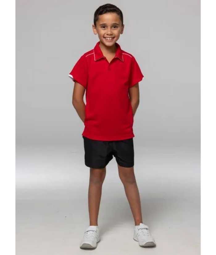model-red-white-aussie-pacific-kids-currumbin-short-sleeve-polo-3320