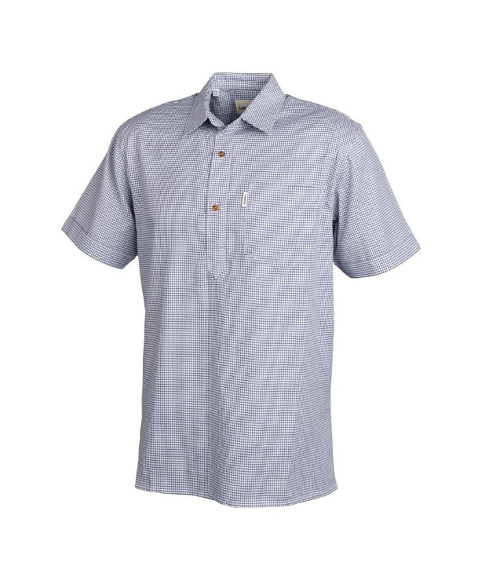 The Legend Mens Short Sleeve Check Shirt