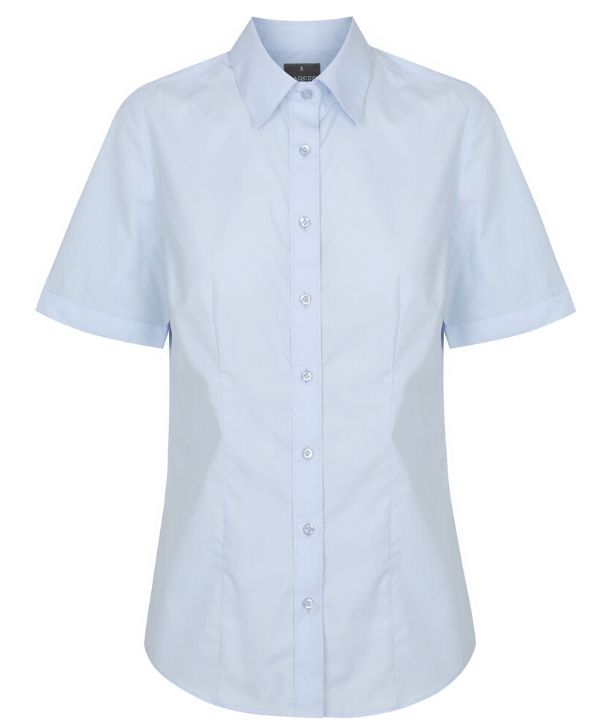 Nicholson Premium Poplin, Womens Short Sleeve Shirt
