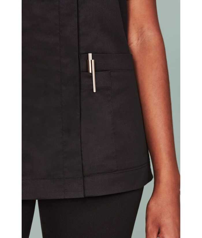 Parks Womens Zip Front, Crossover Scrub Top