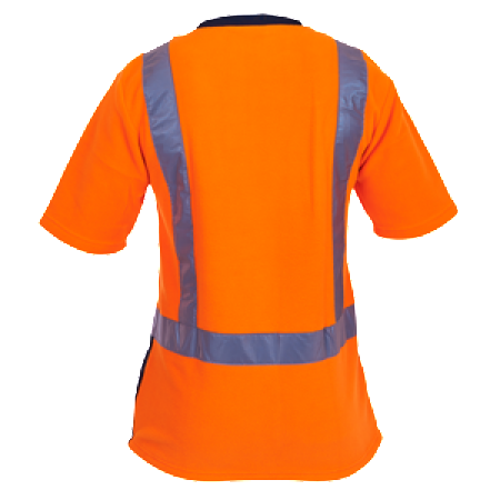 Hi Vis Day/Night Short Sleeve Polar Fleece T-shirt-pcf1015