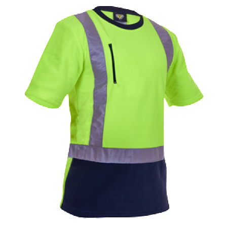 Hi Vis Day/Night Short Sleeve Polar Fleece T-shirt