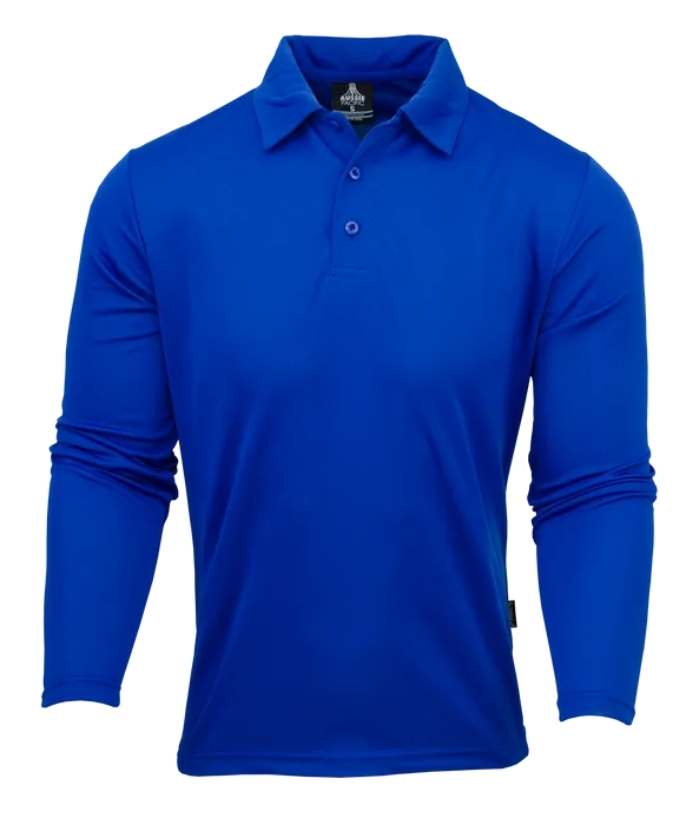 Botany Mens Long Sleeve Polo