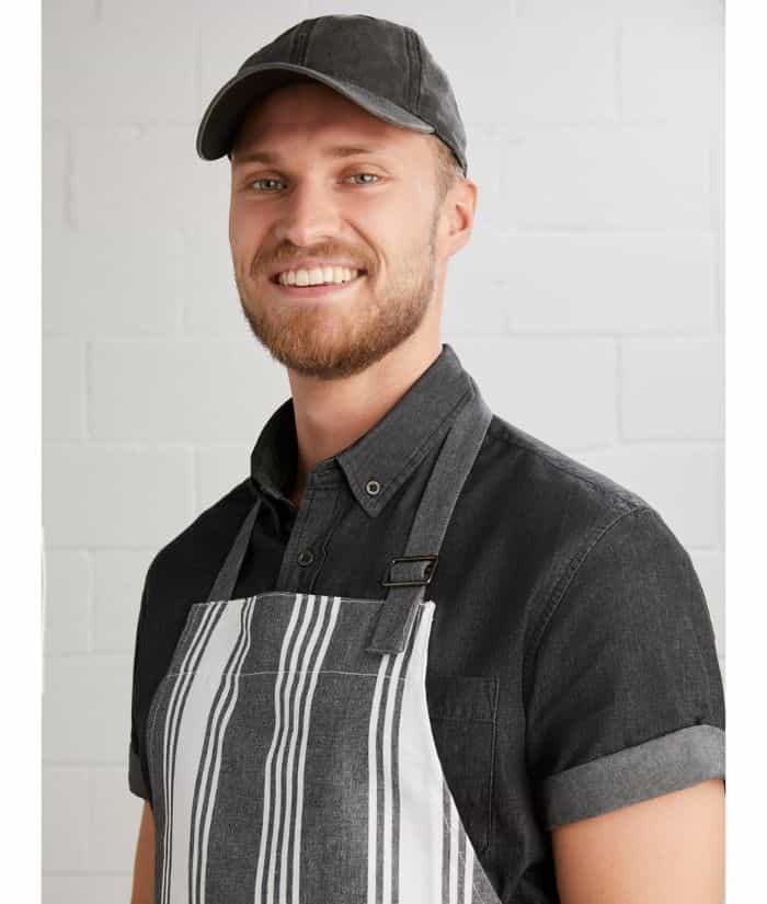 salt-100_-cotton-apron-grey-white-stripe-BA75-cafe-aprons-nz