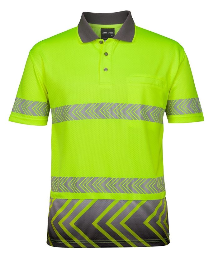 hi-vis-s/s-arrow-sub-polo-segmented-tape-jb&#39;s-6has-lime-charcoal