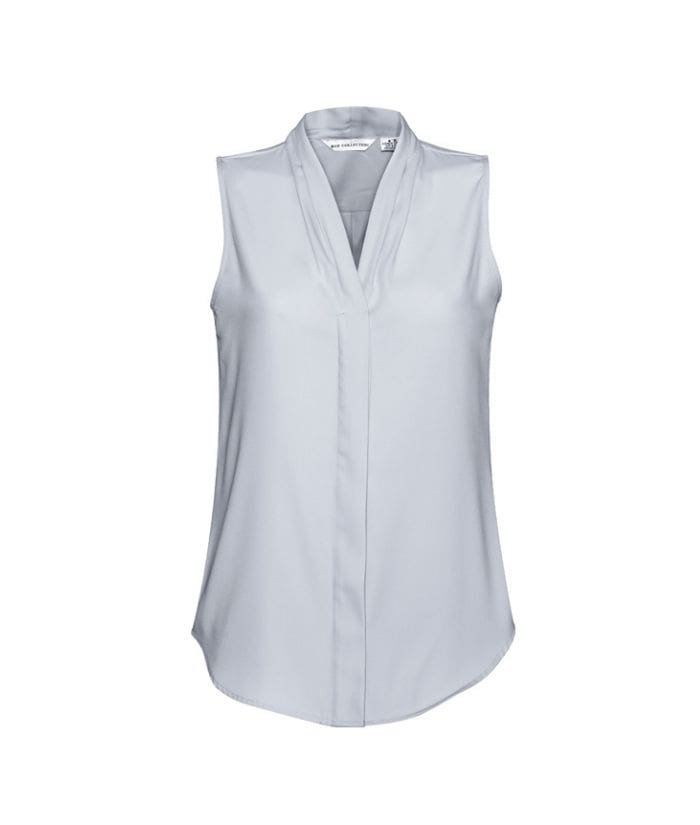 biz-collection-womens-ladies-madison-sleeveless-blouse-top-S627LN-ivory