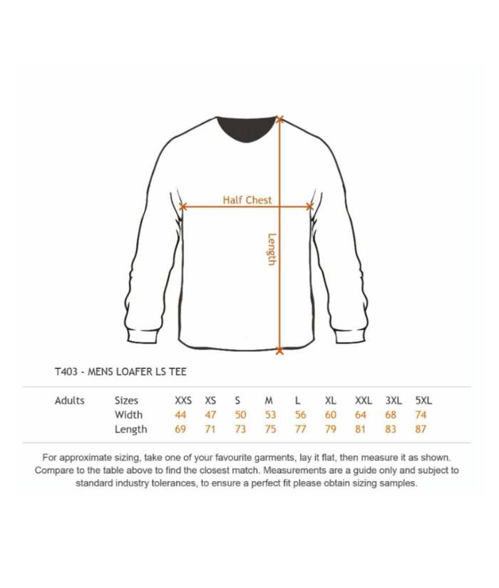 Mens Long Sleeve Loafer Tee