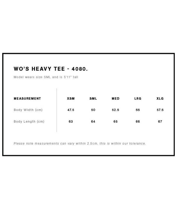 Womens Heavy Tee