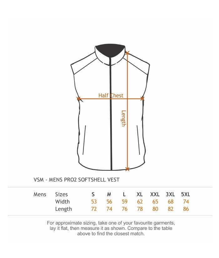 Mens PRO2 Softshell Vest