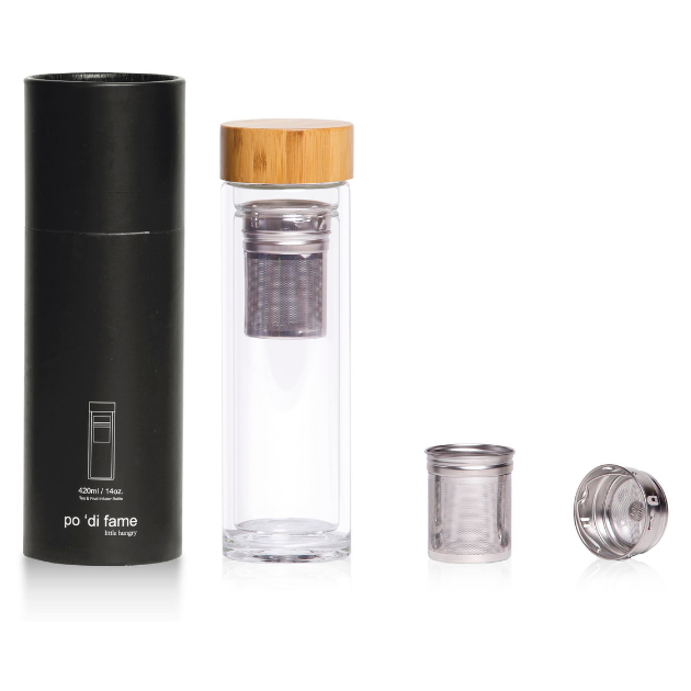 Tea &amp; Fruit Infuser Bottle 420ml