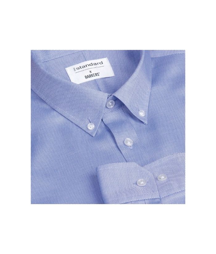 the-standard-mens-long-sleeve-barker-clifton-check-shirt-Code-BCL-French-blue