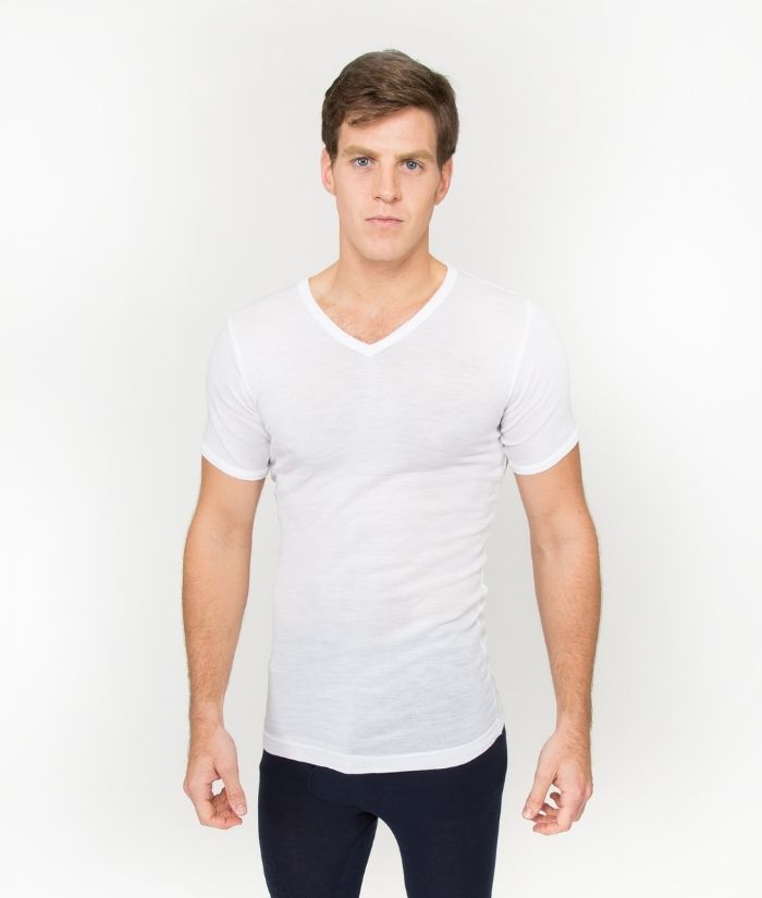 V neck base outlet layer mens