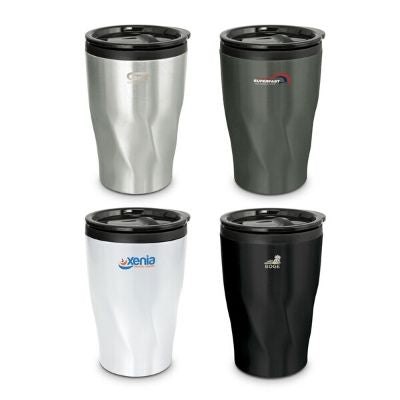 Reusable-Coffee-Cups-trends-Tornado-400ml-116137-Colours: Gunmetal-Gloss White-Matt Black-Silver. 
