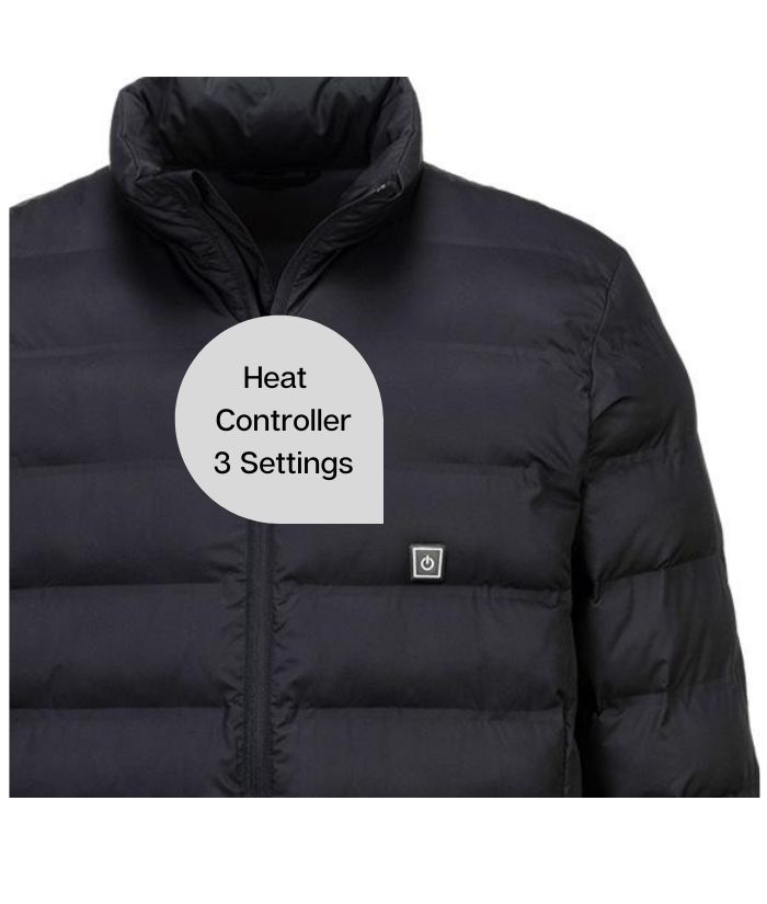 Ultrasonic &#39;Heated&#39; Tunnel Puffer Jacket