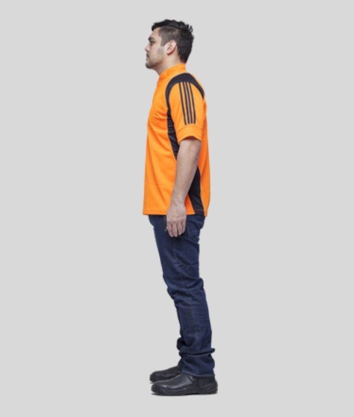 Hi Vis Standard Fit Rugger Polo Shirt