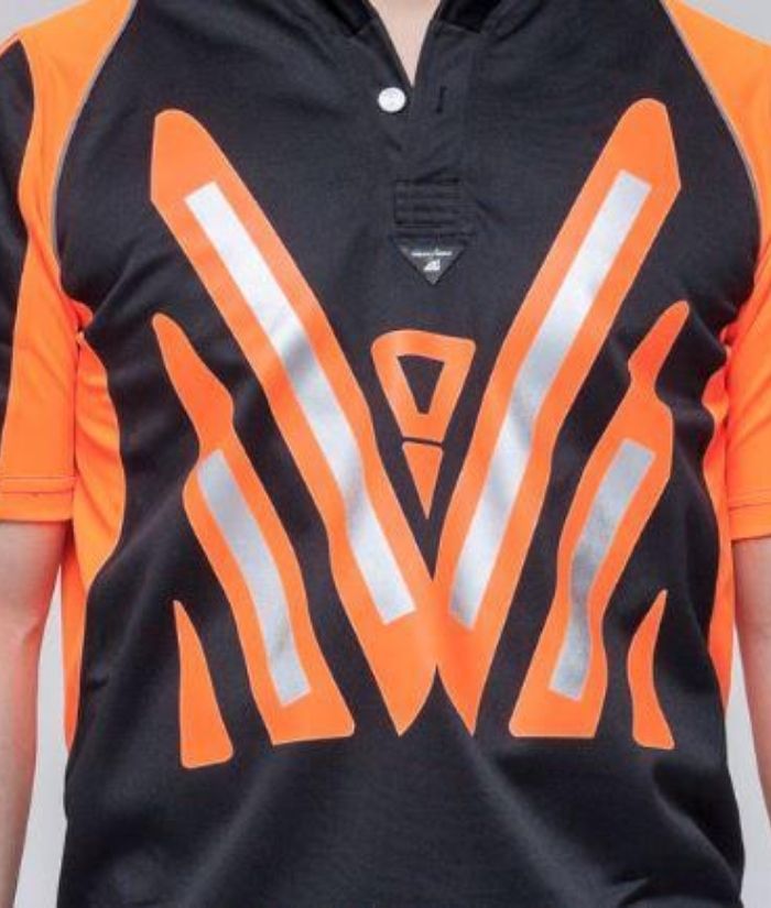 Hi Vis Standard Fit Rugger Polo Shirt