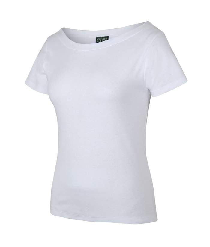 white-1bts-jb_s-womens-ladies-c-of-c-short-sleeve-boat-neck-tee-t-shirt