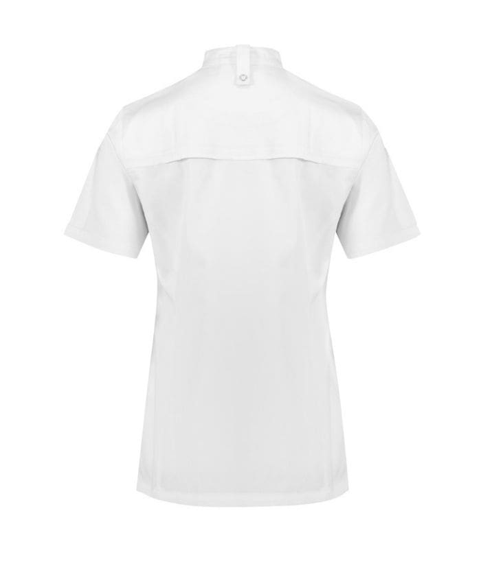 Zest Womens S/S Vented Chef Jacket
