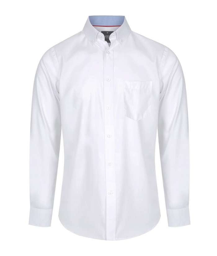 Bradford Mens, Classic Fit, Fine Oxford,Long Sleeve Shirt