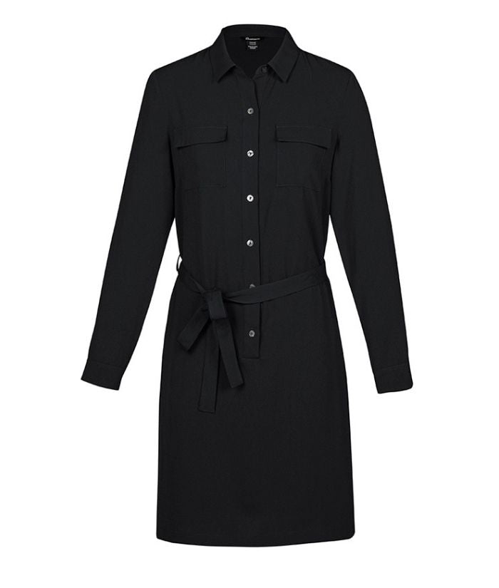 womens-georgette-chloe-shirt-dress-biz-corporate-workwear-uniform-casual-RD069L