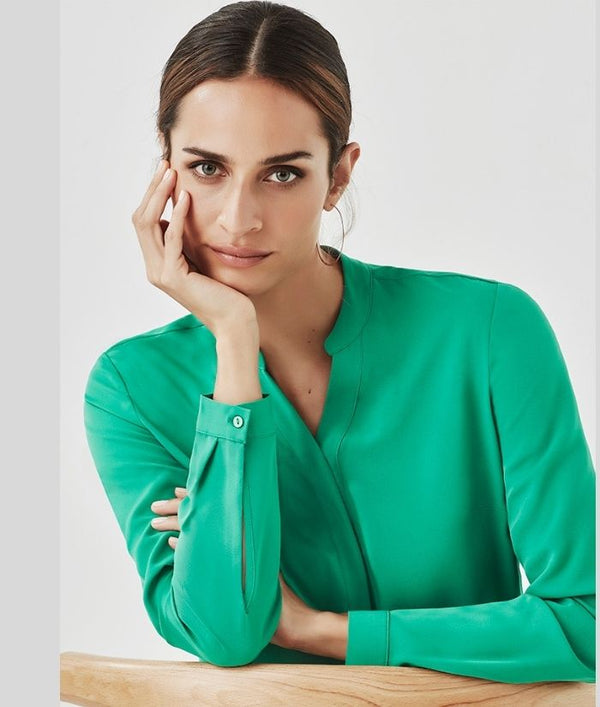 Green blouse outlet womens