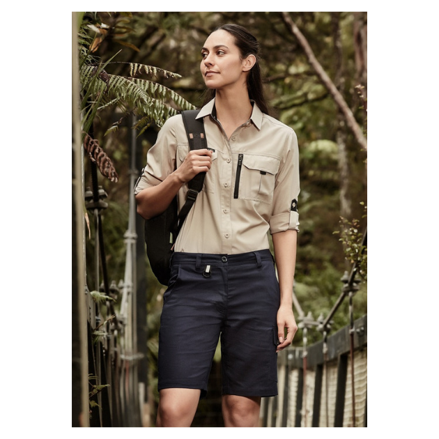 Womens Rugged Cooling Vented Short-zs704-syzmik