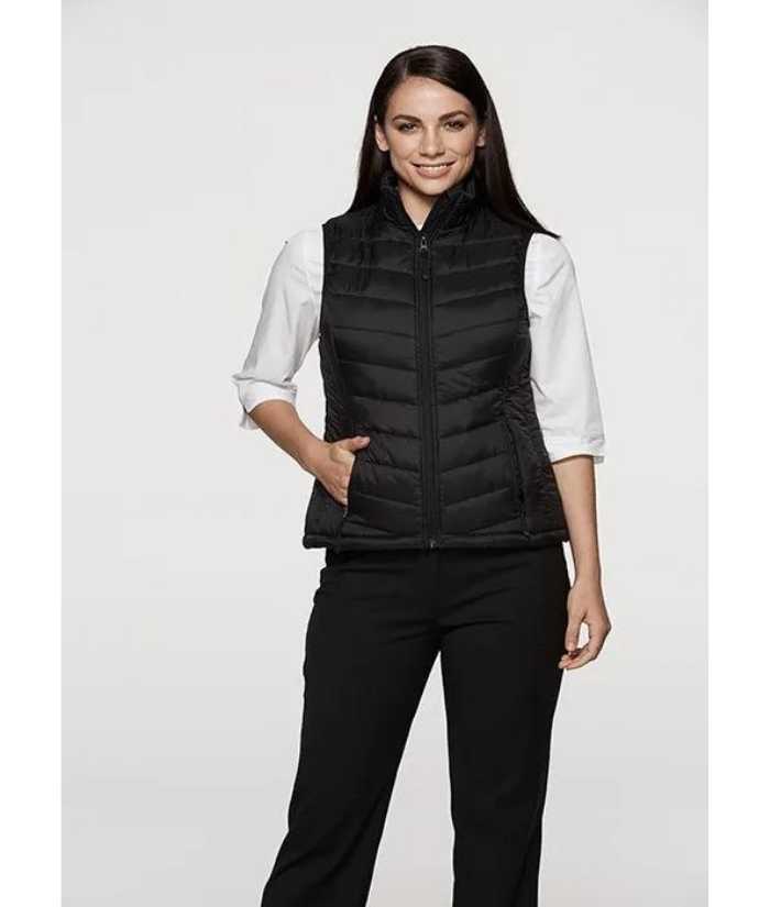 worn-black-aussie-pacific-ladies-womens-snowy-puffer-vest-2523