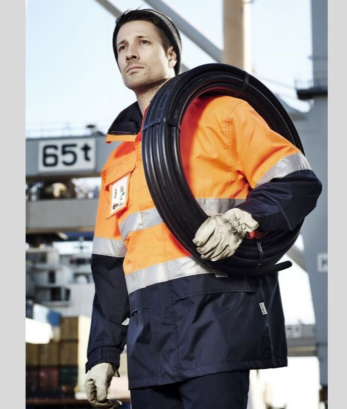 syzmik-hi-vis-waterproof-ultralite-jacket-day-night-hood-zj357