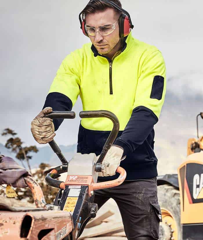 zt476-syzmik-fleece-14-zip-sweatshirt-pullover-hi-vis